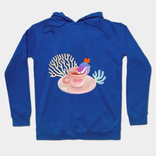 Nudibranch & Coral coffee Hoodie